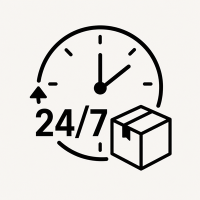 24/7 Paketannahme